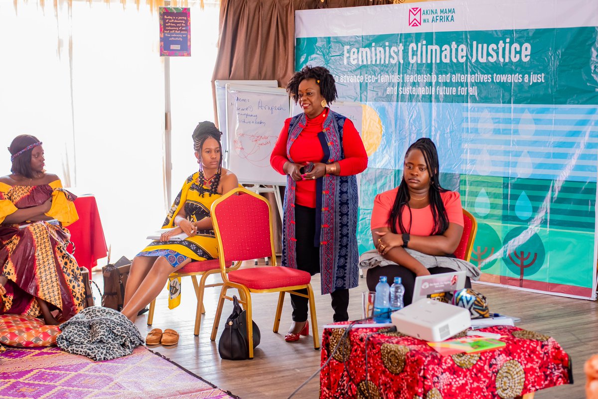 It is the last day of the #FeministClimateJustice fellowship and who better to send the fellows of into the world than the incredible Hon Millie Odhiambo? Hon. @Milliegeza brings years of doing feminist advocacy and movement building in Kenya and across Africa.