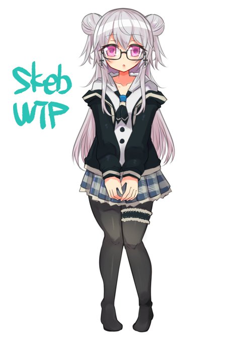 skebのよそのこ立ち絵進捗 