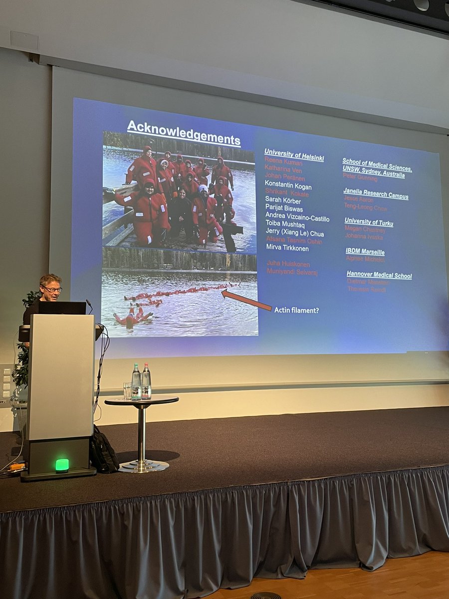 With Pekka Lappalainen (Helsinki, 🇫🇮 ) delivering a fantastic Keynote Lecture and Guillaume Romet-Lemonne (Paris, 🇫🇷) as final Invited Speaker, our exciting CYTOLABS-Symposium at HZI Braunschweig has come to end - thanks a million to all our great speakers and guests 👏!