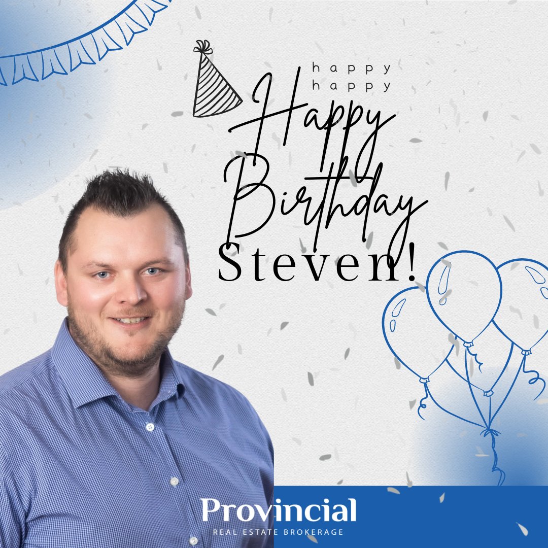 Prov_Realty's tweet image. 🎉🏡 Happy Birthday to our real estate agent, Steven Jackson! 🎂🎈 Here's to another year of success, closed deals, and happy clients. Have an amazing day, Steven! 🥳🍾 

#happybirthday
#provincialrealty
#listlocalforbestresults