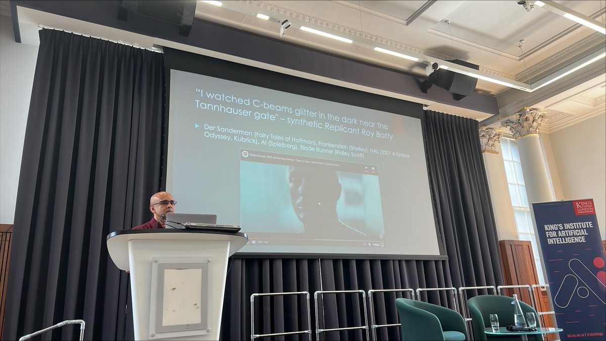 Does AI dream of electric sheep?⚡️🐑 Dr Sanjay Modgil is kicking off a fascinating examination of the reality of sentient machines, and what impact those machines we do believe to be conscious, will have on humanity🤖 *Sanjay's excellent film sense inbound*🎞️