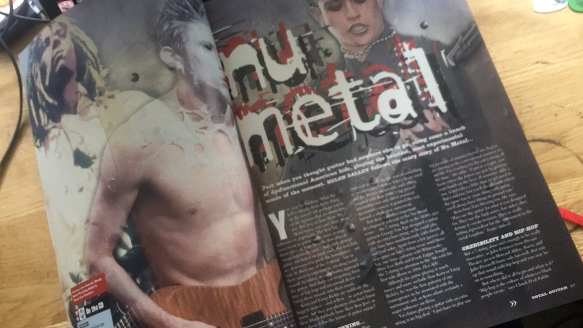 Total Guitar issue 64, December 1999. Can’t believe they were calling it nu metal even back then; always thought it was a retrospective term