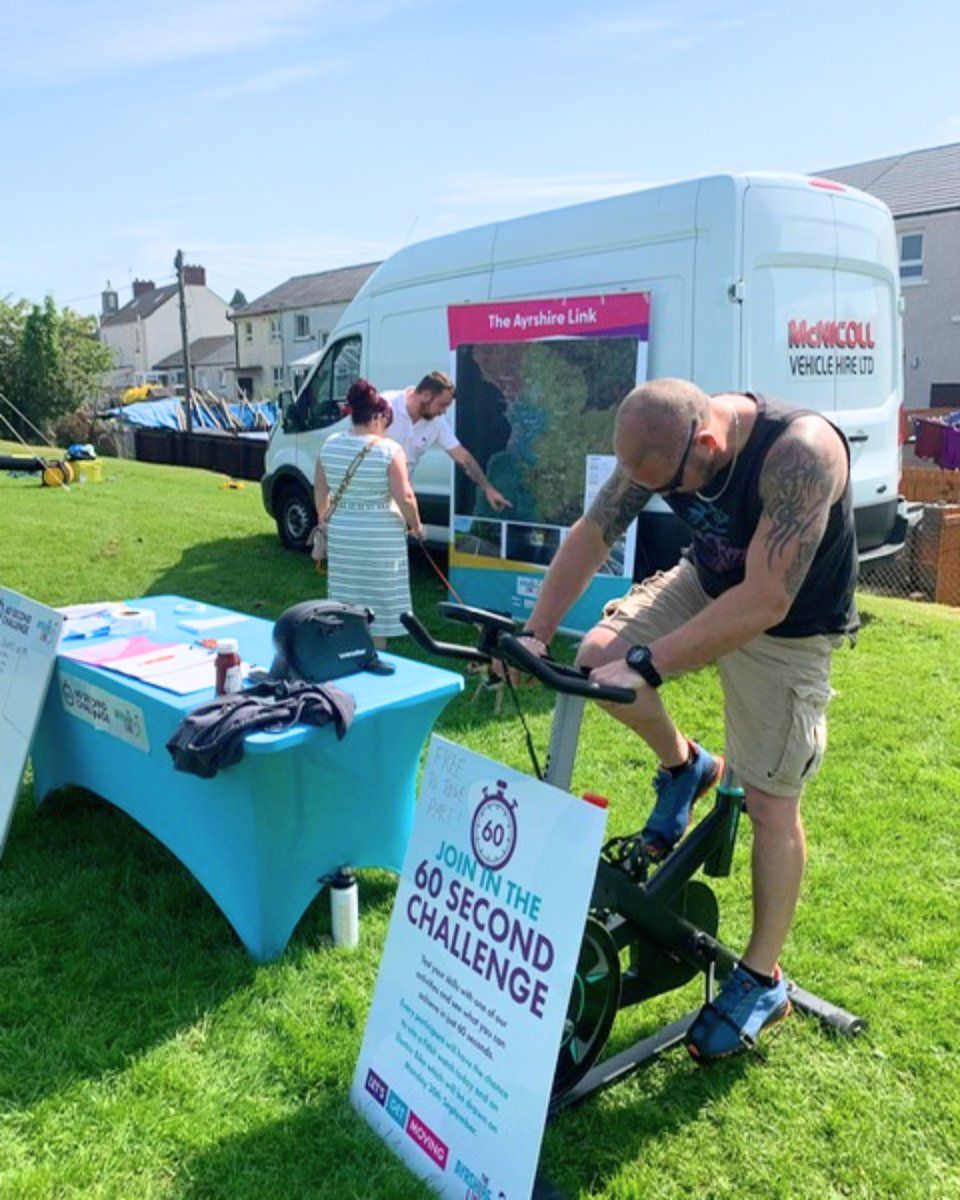 This weekend, you can find the team at multiple events in Ayrshire!

On 25th May, find us at the Darvelo Cycle Event and On Yer Bike in Girvan.

Then on 26th May, we're at day 2 of On Yer Bike Girvan.

See you all there!

Traffic management kindly provided by @StoryContracting