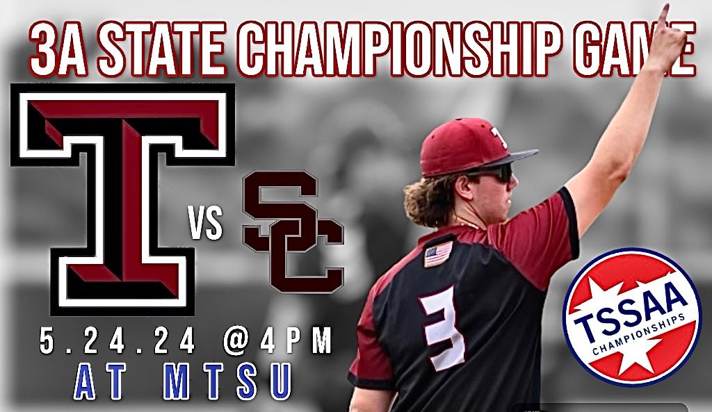 🚨GameDay-StateTournament🚨 Tullahoma takes on Station Camp in the 3A State Championship Game 4PM @ MTSU @TullahomaHS @TCSPublic