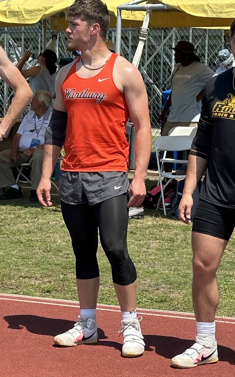 Congrats to Trent Polley, 2nd team All American in the Javelin!  He has increased his javelin PR by just under 10m in 2 years! #ThroWTF #goknights #wartburgtrackandfield #throwsnation #shotput #discus #hammer #javelin #weightthrow #throws #ncaad3