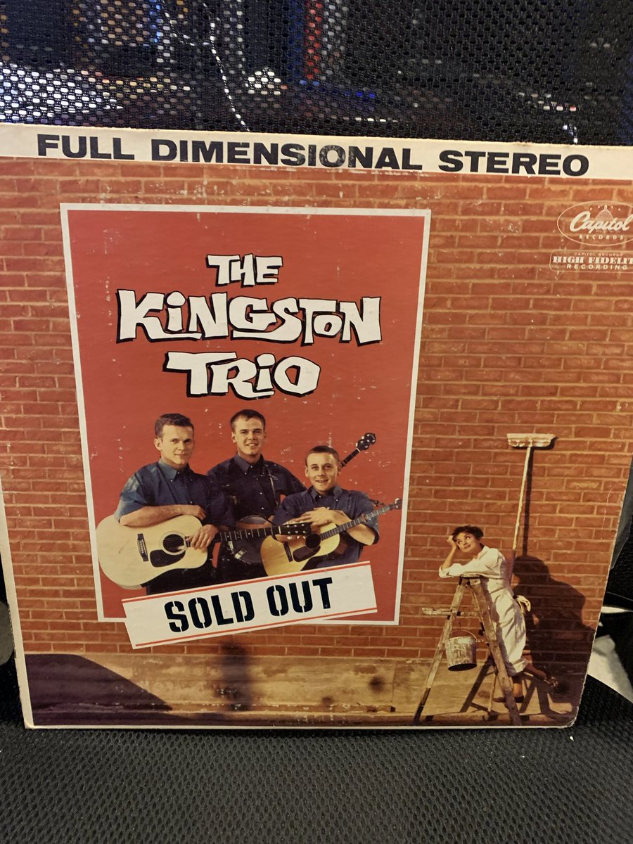 I’m doing my #albumadayin2024 thing - playing my #records back to back. Next: The Kingston Trio, Sold Out. 54 weeks in the top 40. El Matador, Mangwana M’Pulele, and Raspberries, Strawberries are excellent. #vinyl #folk #60s #NowPlaying #vinylcollector 
#RockSolidAlbumADay2024
