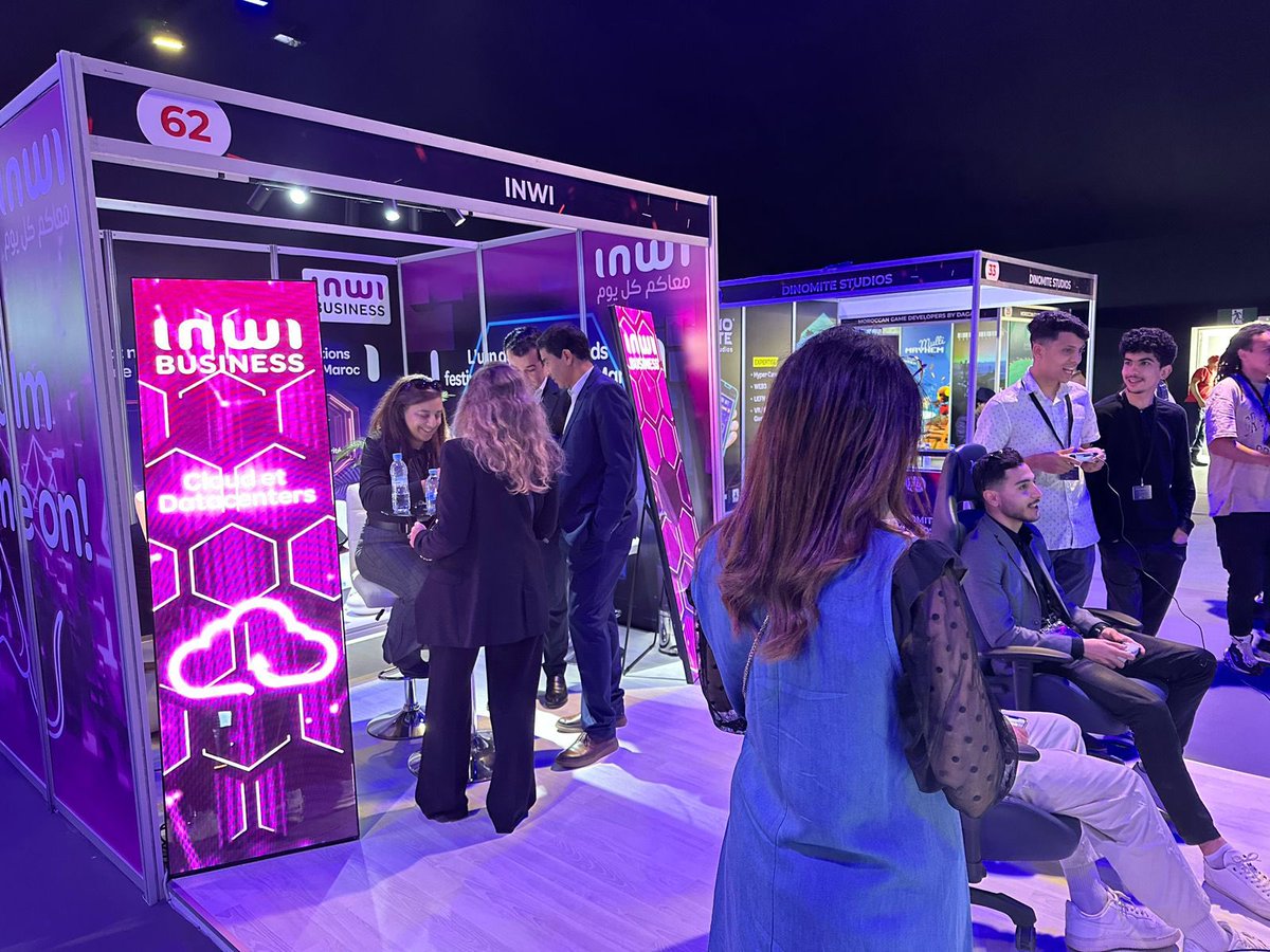 inwi's tweet image. inwi participe à la première édition du salon « Moroccan Gaming Expo », affirmant ainsi son engagement en tant qu'acteur majeur de l'écosystème gaming !
#Gaming #MGE #Technology #Videos #inwiGaming