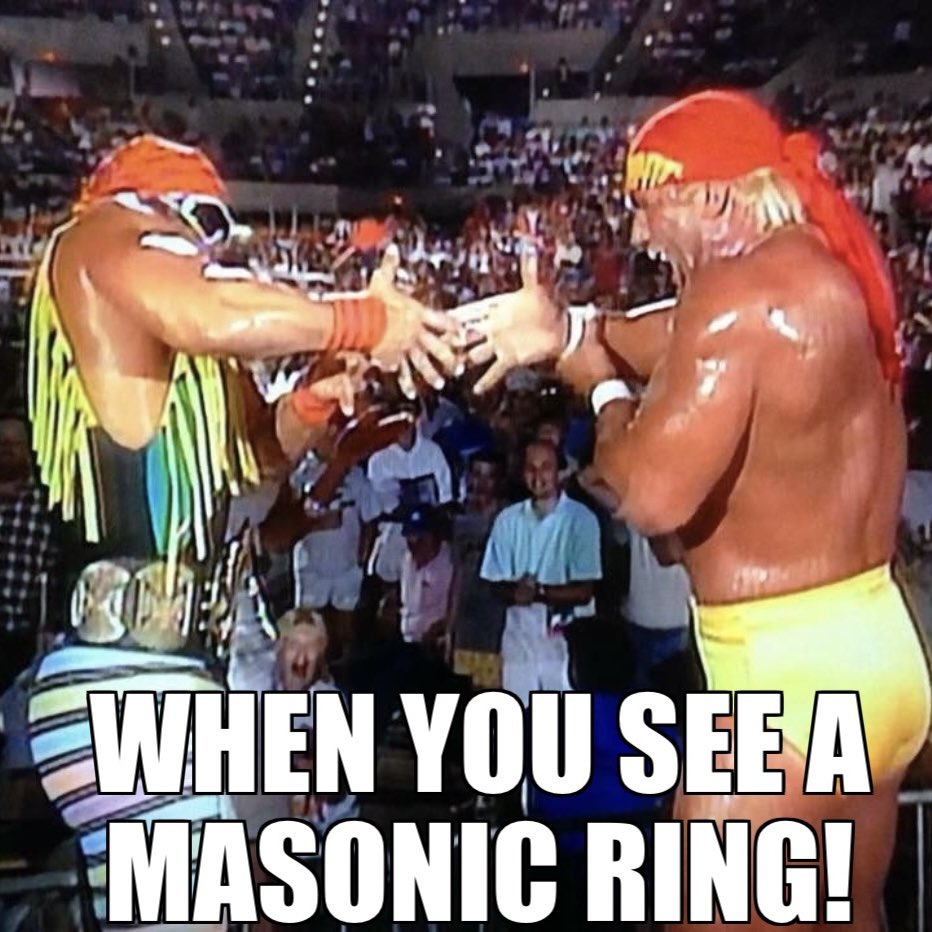 That’s how it is, Brother!!
#megapowers #freemason #brothers #hulkamania #machoman