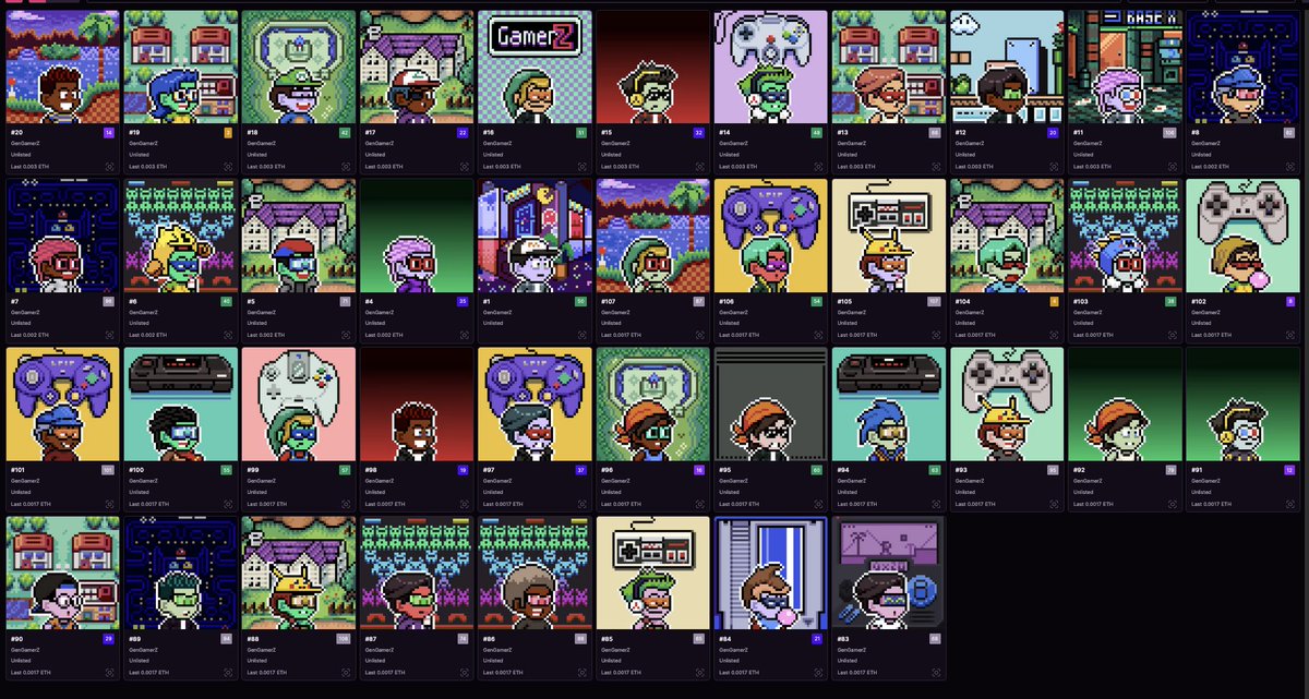 GM! 

🎉 FRIDAY GIVEAWAY TIME 😱

We're giving away x10 GenGamerZ

✅Rules of Entry
1. Follow <a href="/pixelgemsx/">PIXELGEMS</a>
2. Follow <a href="/artbase_nfts/">Artbase</a>
3. Like, Retweet and Tag 3 friends
4. Drop your BASE ETH wallet 👇🏼 

🕹️24HRS TO ENTER
#base #based #giveaway #NFTkid