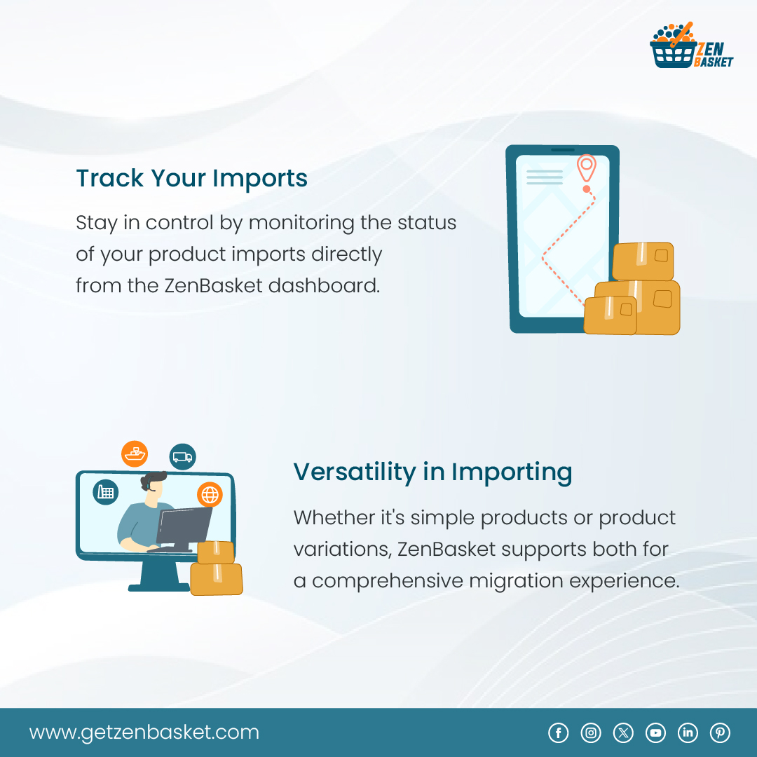 zenbasket's tweet image. Easily migrate your products from Shopify to ZenBasket and enjoy enhanced features and customization. Upgrade your ecommerce business today!

Visit us: getzenbasket.com

#ZenBasket #ShopifyToZenBasket #EcommerceMigration #ZenBasketUpgrade  #OnlineStore #ProductTransfer