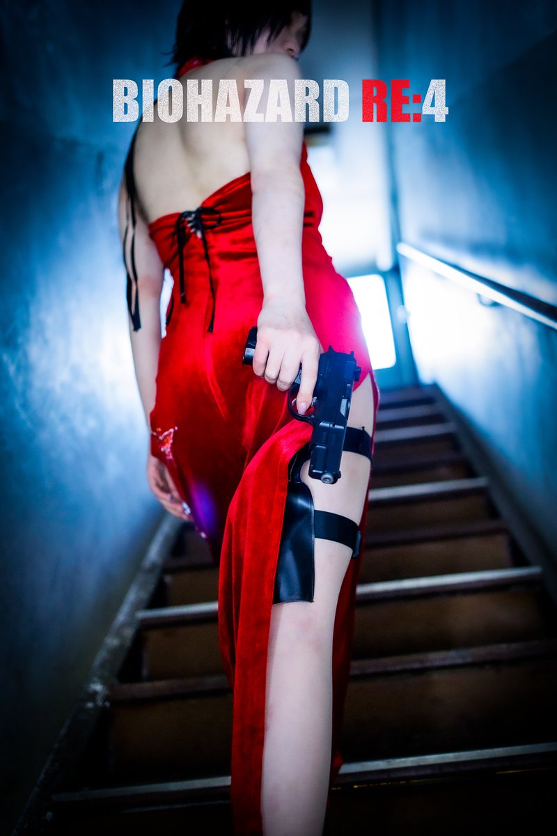 【 コスプレ / cosplay ⚠︎】 ： BIOHAZARD Resident Evil 4 Ada Wong エイダ・ウォン ： camera :@kazgo5 studio:@animaniyacos #BHFun #パチ録