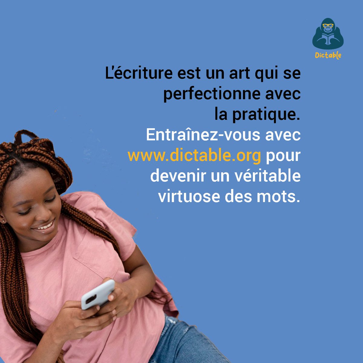 dictable_org's tweet photo. Testez vos compétences sur https://t.co/Ax73sFbjCA
#dictée #excellence https://t.co/8MKvYb59kI