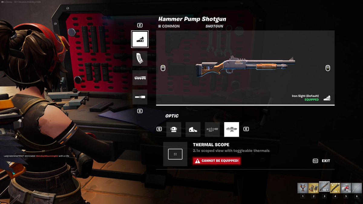 New Weapon Mod Station UI