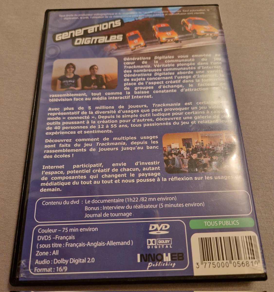 TypischAndyTM's tweet photo. My @Nadeo @Trackmania #Collection:

Special Piece.
Trackmania Documentation from France.

Special Documentation about the digital generation of ours, including alot of Trackmania. https://t.co/LxRVcdM4OQ