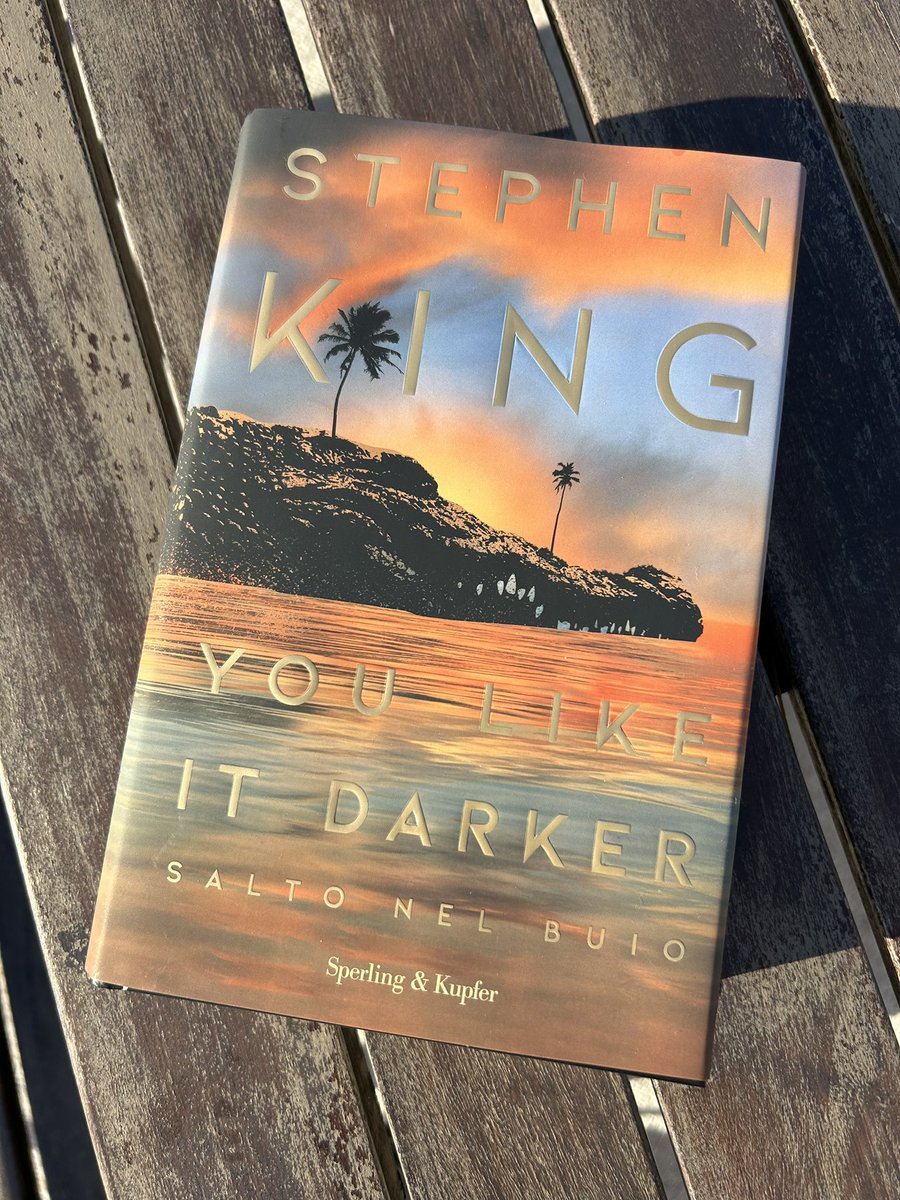 After 40 years, there’s always a special feeling when I bring a @StephenKing book home at the cusp of summer. #youlikeitdarker