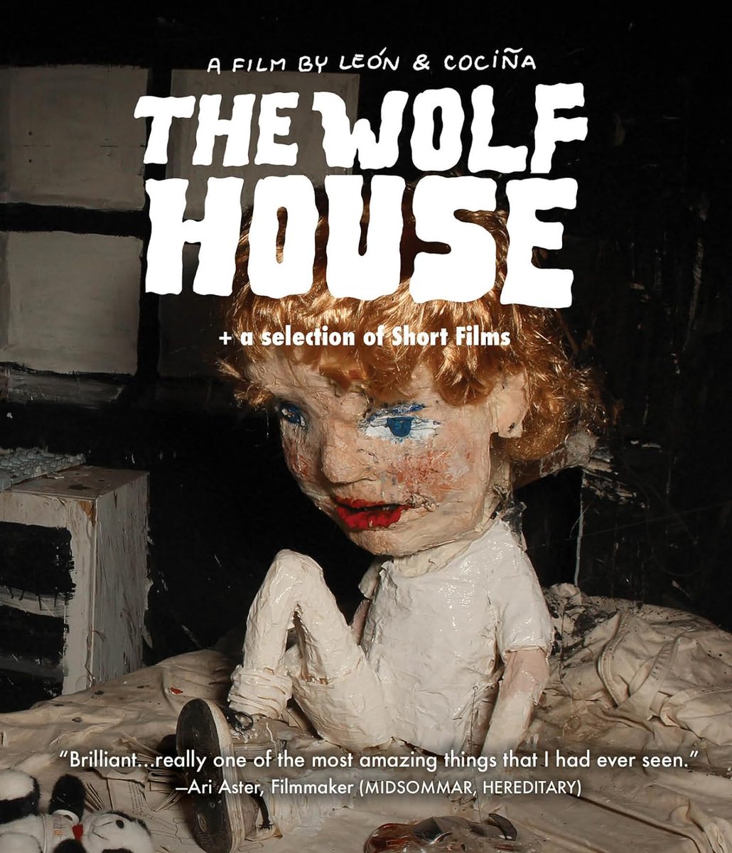 The acclaimed animated horror film THE WOLF HOUSE (2018) directed by Cristóbal León & Joaquin Cocina has been released on Blu-ray entertainment-factor.blogspot.com/2024/05/the-wo… #bluray #animation #thewolfhouse #horror #horrormovies #leonandcocina @KimStimFilms