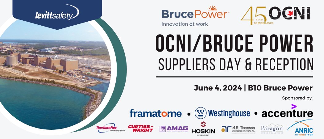 levittsafety's tweet photo. Levitt-Safety is thrilled to announce our participation in the upcoming @OCNI1979/@Bruce_Power Suppliers Day tradeshow on June 4, 2024!

We can't wait to see you there! 🗓️
#ocni #brucepower #tradeshow #networking #innovation #opportunities https://t.co/GpEuCj8mQ2