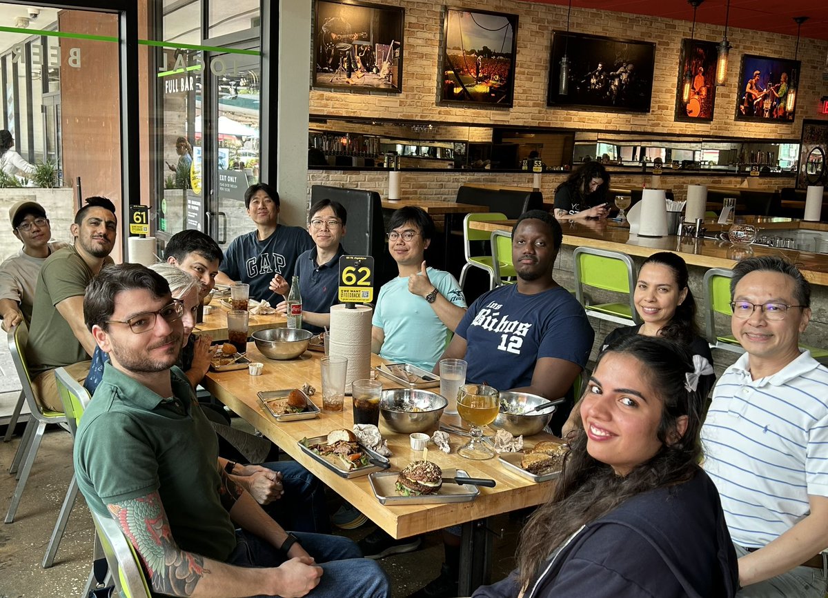 No group meetings during the summer semester… lunches, on the other hand… #close_enough_to_Memorial_Day_Weekend