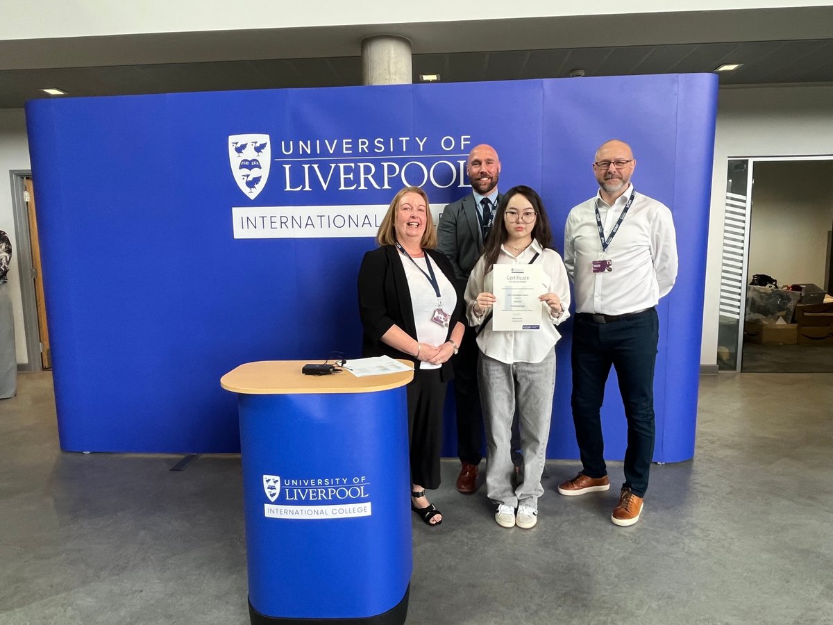 Uni of Liverpool Int College tweet media