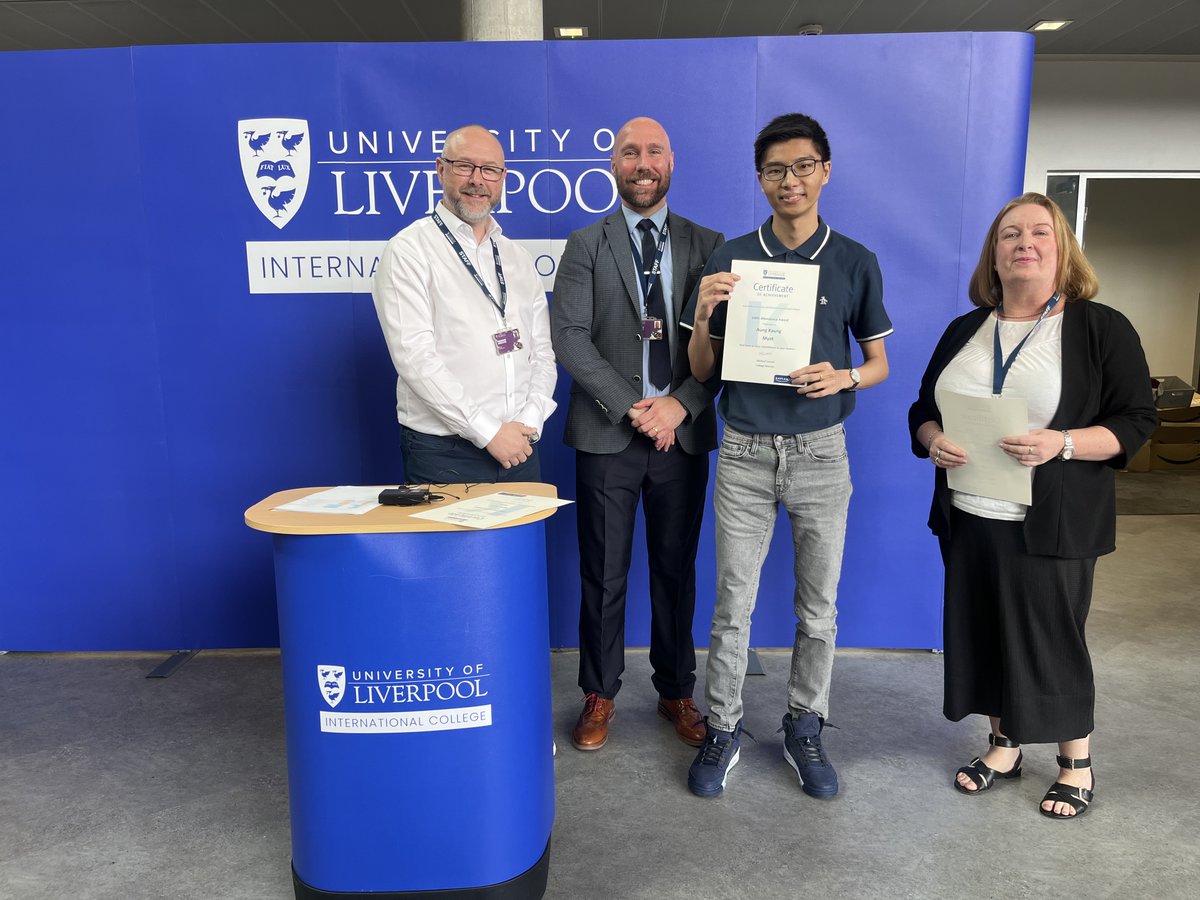 Uni of Liverpool Int College tweet media