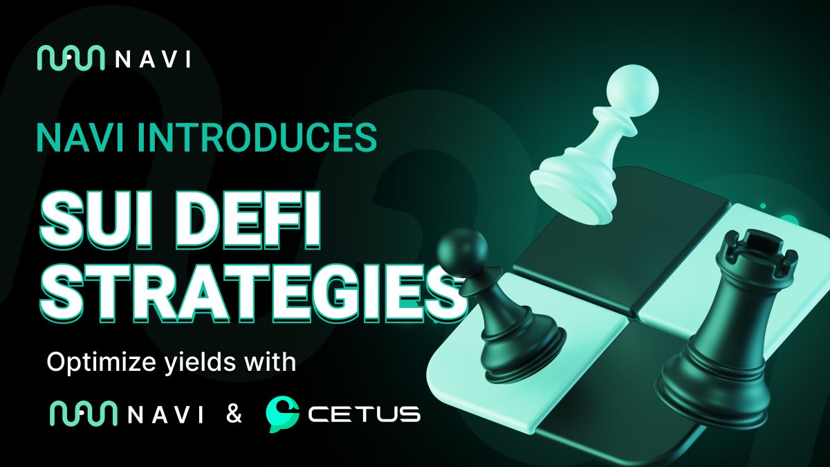 NAVI’s Sui DeFi Strats with Cetus vSUI Vault Another Friday, another yield strategy for our Navigators. This time, our DeFi Strategy segment will focus on combining lending yields from NAVI Protocol and taking advantage of the new vSUI-SUI vault on @Cetus protocol. This