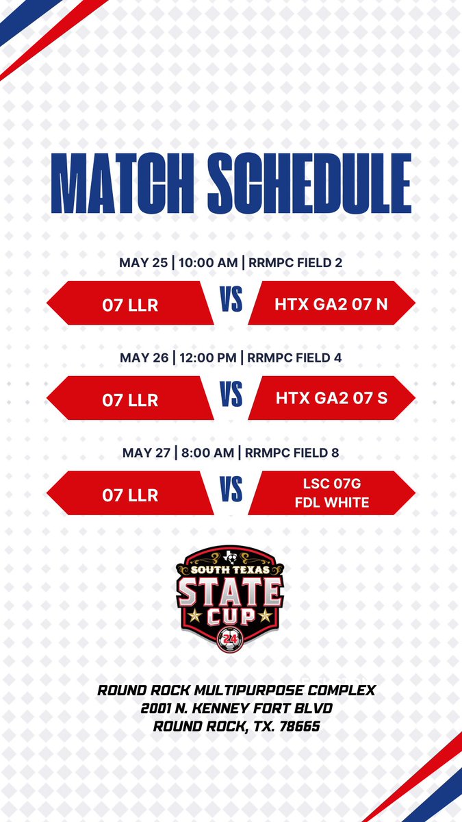 Heading up to Round Rock this weekend for State Finals!! Looking forward to three very competitive games. Come out and support the girls! 🦁⚽️💪<a href="/PrideGutsGlory/">Lions Futball Club</a> <a href="/6a_28/">SA High School & Club Soccer</a> <a href="/Soy_SAF/">SOY SAN ANTONIO FÚTB⚽️L</a> @LethalSoccer
