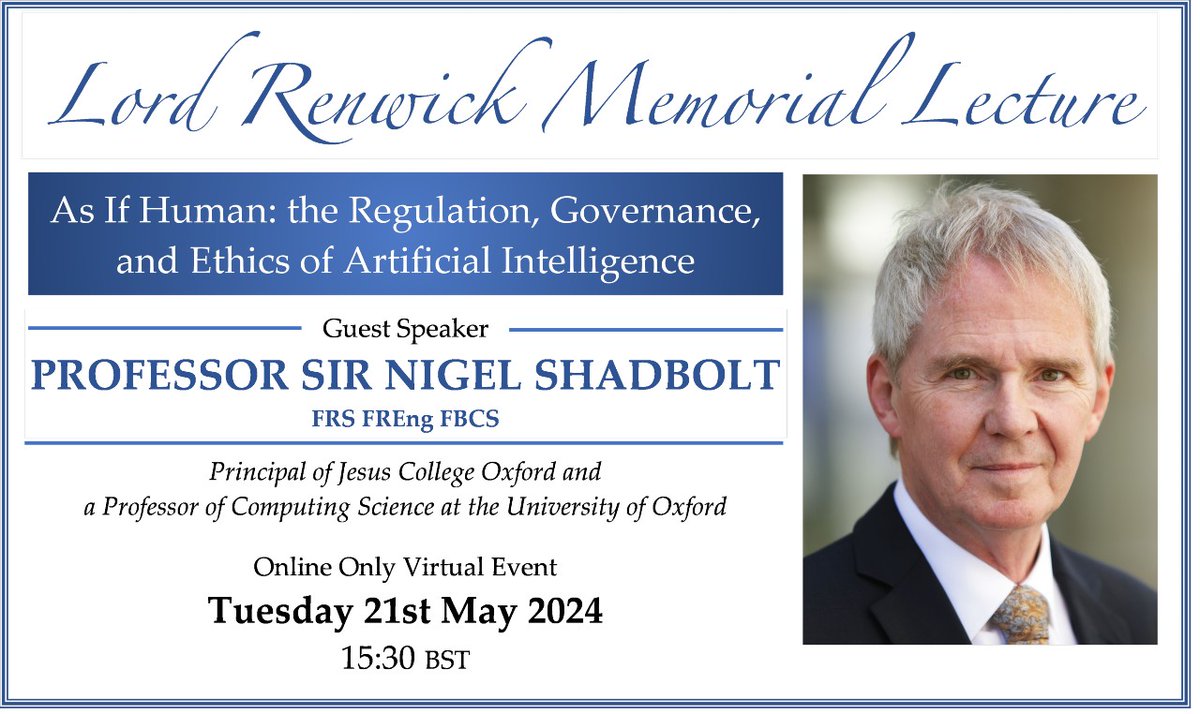 If you missed it or you wish to revisit the fascinating third DPA Lord Renwick Memorial Lecture with Professor Sir Nigel Shadbolt the recording is now available! ➡️dpalliance.org.uk/2024-third-lor…