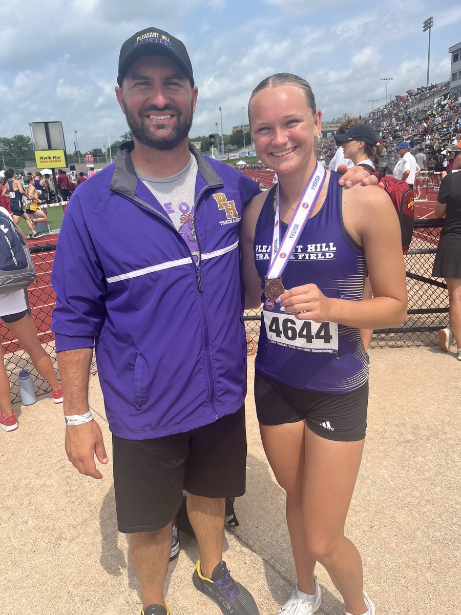 Aby!!!! She takes 6th in high jump to finish out her high school career!!
