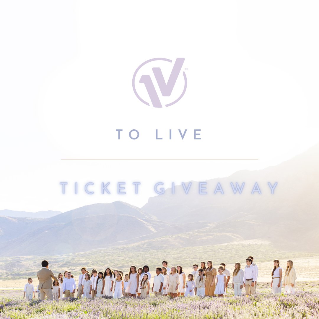 GIVEAWAY! 📣 To thank you for all of your support, we're giving away two tickets to our upcoming summer show 'To Live' for FREE. 💛 Head to either our Facebook or instagram page to enter today!! 🎶 hoo.be/onevoicechildr…