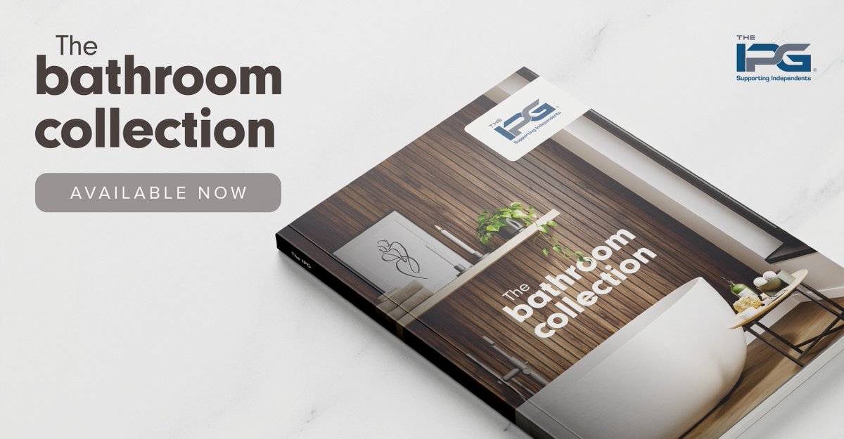 The IPG Bathroom Brochure is here! 🛁 Discover top brands, the latest trends, and timeless designs. From freestanding baths to stunning brassware, start your dream bathroom journey.

Get your copy at your nearest IPG store: eu1.hubs.ly/H09hN5B0

#BathroomInspiration