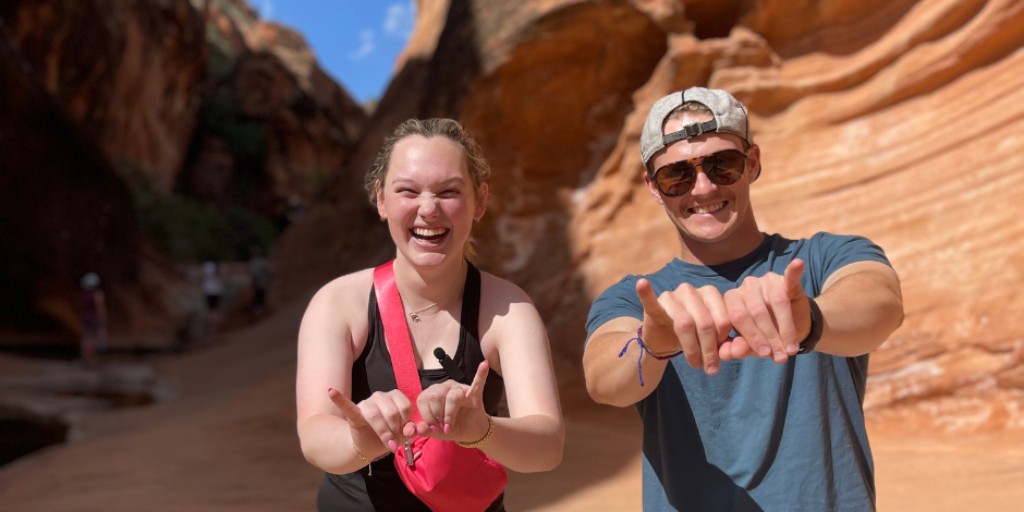 utahtechu's tweet photo. We love seeing our Trailblazers on the trails. π¦¬
What trail should they blaze next? π₯Ύ Comment your favorite below.π
Read all about this hiking experience: https://t.co/0pGgdcl2WR.
π Red Reef Trail, Leeds, UT
β° 2.2 miles out-and-back
#ActiveLearningActiveLife https://t.co/vSsJJR5YFF