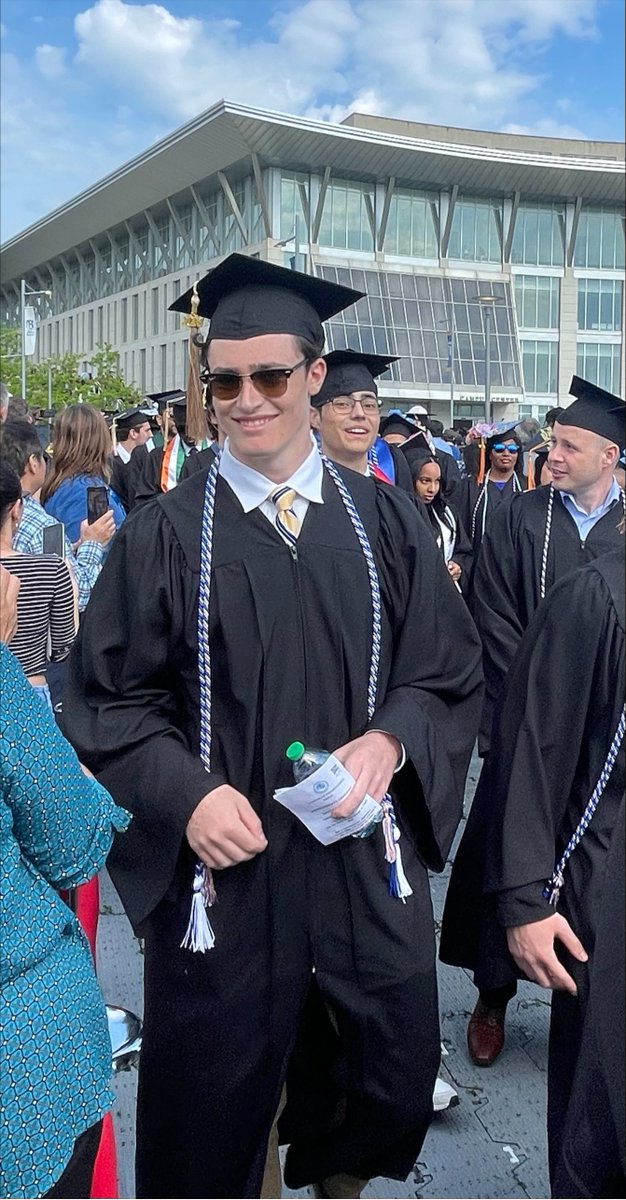 Nothing better than the grin of a recent graduate!  No words can describe the gratitude that our family has for so many people who have made this special day for Bobby possible.  The outlook for cystic fibrosis patients when he was born over 22 years ago wasn't what it is today.
