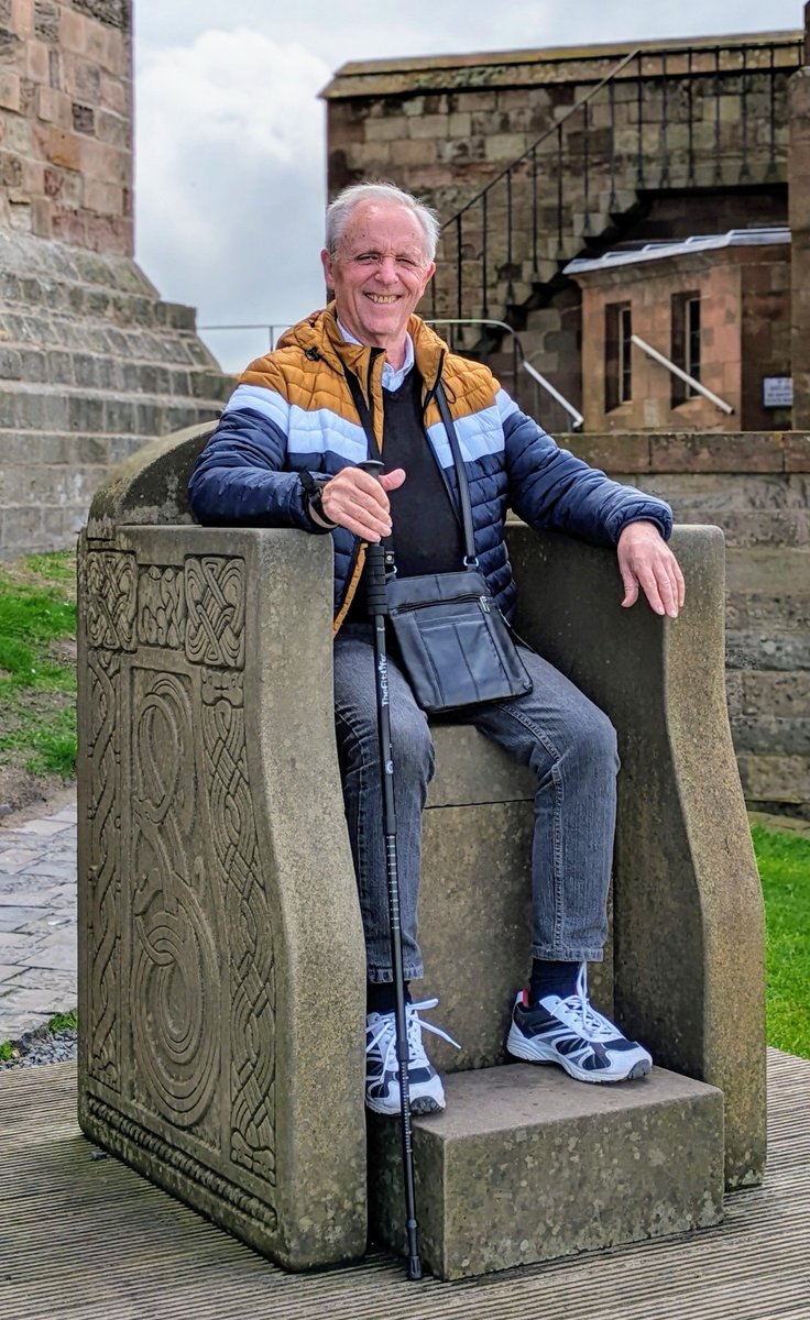 Wonderful day today exploring Bamburgh Castle. Stunning views. And my lovely Dad looks right at home on this throne 🥰 Then a game of crazy golf. Great fun. #feelingblessed 🙏 However you spend it, I wish you all a #marvellous weekend 😎