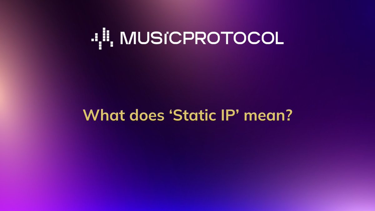 recordnexus's tweet photo. What does Static IP mean?   

A recent statistic from @water_and_music showed that 143 writers' shares required clearing for one Roblox performance by @davidguetta to ensure it was fully licensed.   

That's where dynamic IP comes in. It's a new approach that uses blockchain technology to provide a tailored solution for music licensing on platforms like @Roblox.  

 Music Protocol is a collaborative effort by various music industry professionals to unify data, support digital transformation, and build new infrastructure for the industry.