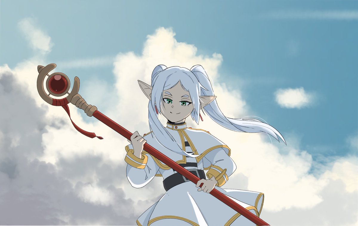 SolarisTheBird's tweet image. Every Friday is Frieren Friday 
#frierenfanart