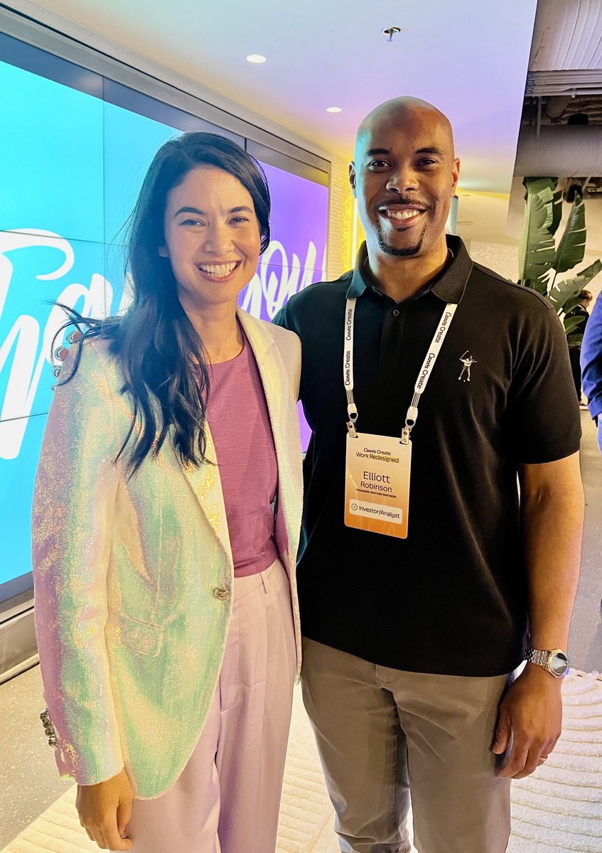 Melanie Perkins <a href="/canva/">Canva</a> will go down as one of the top 25 tech CEOs. But she’s already become one of the most important/impactful tech Founders of all time. Im really proud to be an investor but Im 100x more proud to call <a href="/MelanieCanva/">Melanie Perkins</a> a friend 🖤 Canva Create LA was INCREDIBLE!!!