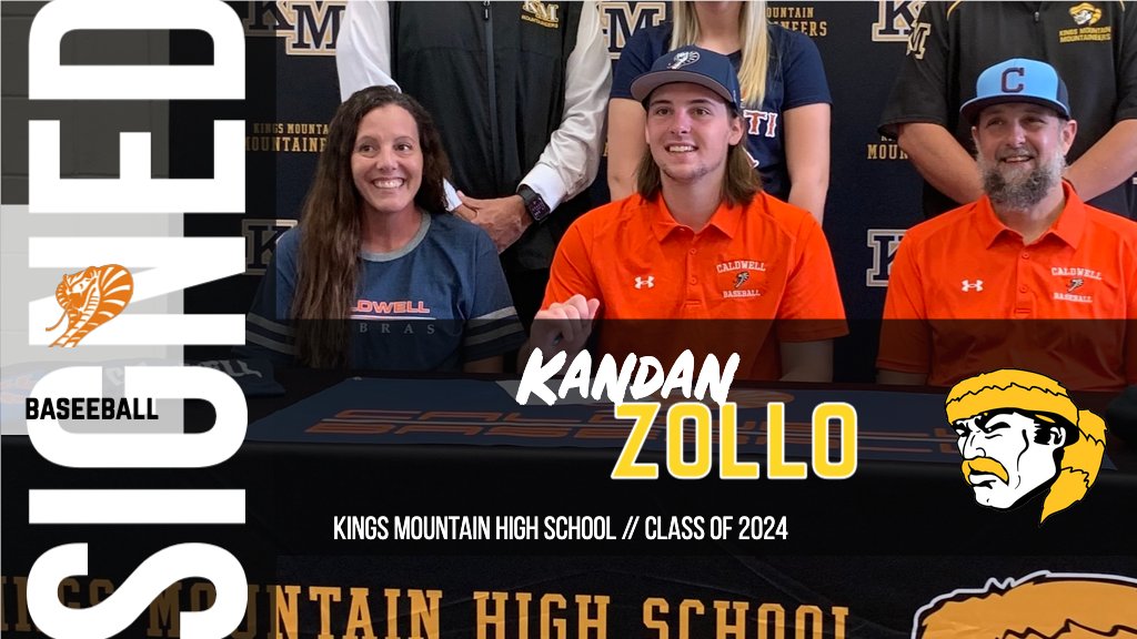 Congrats to Kandan Zollo on furthering his education and playing career at Caldwell Community College!!!