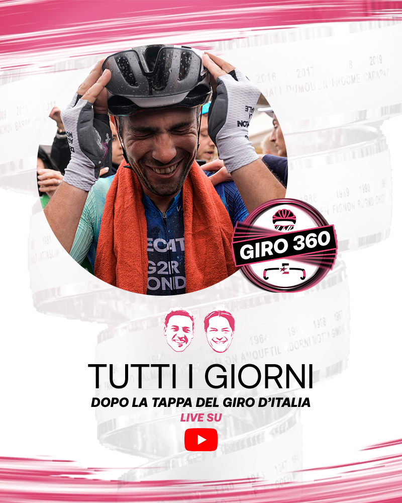 Arriva la quinta vittoria italiana al @giroditalia! 🇮🇹 Andrea Vendrame super a Sappada: ne parliamo in Giro360 🎙️🚴‍♂️ ➡️ Partecipa alla diretta: shorturl.at/X0qtS