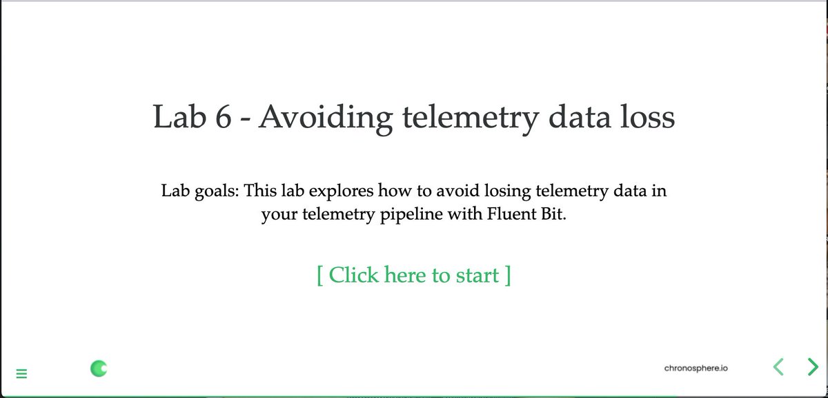 Color that workshop done! The last lab from our telemetry pipeline #workshop is live, so get your #clloudnative #observability toolbox out and get hands-on learning to avoid data loss in your @fluentbit pipelines! @chronosphereio o11y-workshops.gitlab.io/workshop-fluen…