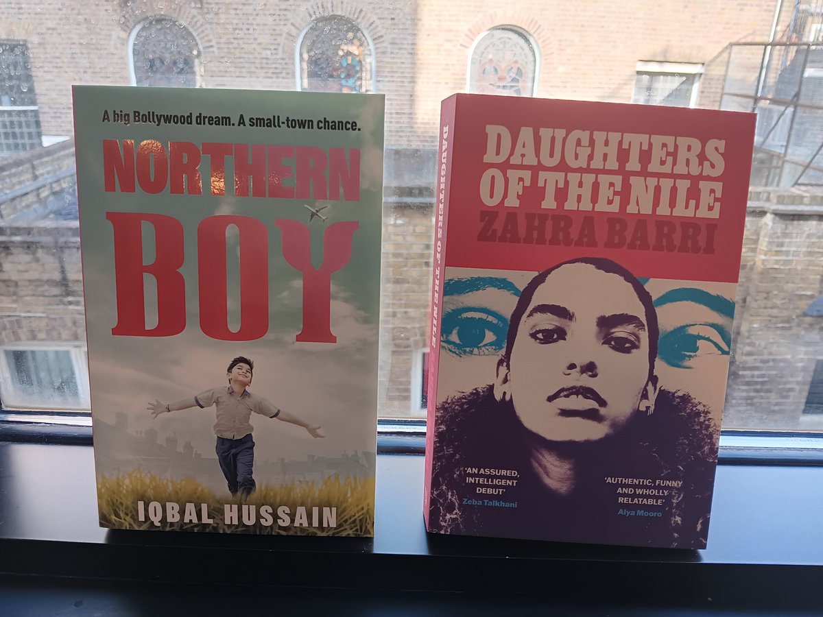 Just look at these gorgeous, gorgeous books! Our next #UnboundFirsts books are coming out in bookshops this June. @ihussainwriter & @ZahraBarri1's debut novels are both BRILLIANT. I am so tremendously proud that we're publishing them @unbounders. 📚❤️ unbound.com/books?collecti…