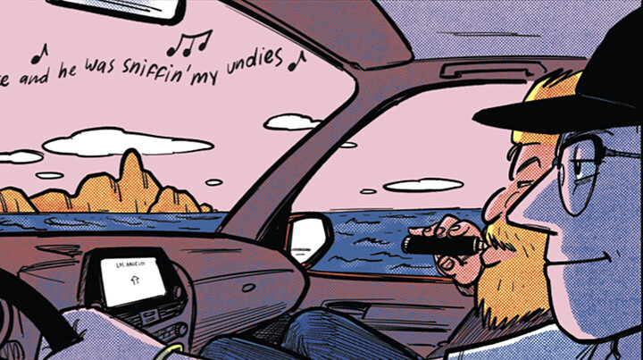 ARTE_Radio's tweet photo. En route pour Las Vegas, @jacksouvant et l'illustrateur @MorganNavarro suivent les traces de Hunter S. Thompson, inventeur du "journalisme Gonzo" et auteur de "Las Vegas Parano".

👉 Gonzo Parano : https://t.co/ubed564RVy

En partenariat avec @EditionsDargaud et @RollingStoneFra https://t.co/hvIREJJ25t