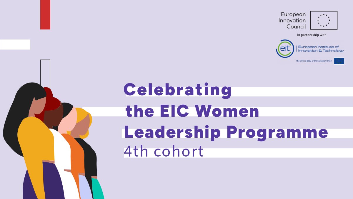 As the 4th cohort of the EIC Women Leadership Programme ends, we reflect on the journey of 36 women from 18 countries within the #EUeic and @EITeu communities 👩‍💼 Celebrating empowerment, collaboration, & growth, we look forward to what lies ahead! 🚀 👉 eic.eismea.eu/community/stor…