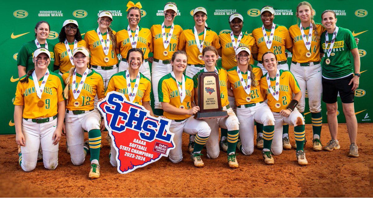 🚨Congratulations <a href="/SummervilleWave/">Summerville High School</a> the <a href="/SCHSL/">SCHSL</a> Class AAAAA Softball Champions🥎

#WeAreSCHSL
#ChampionshipSeason🏆