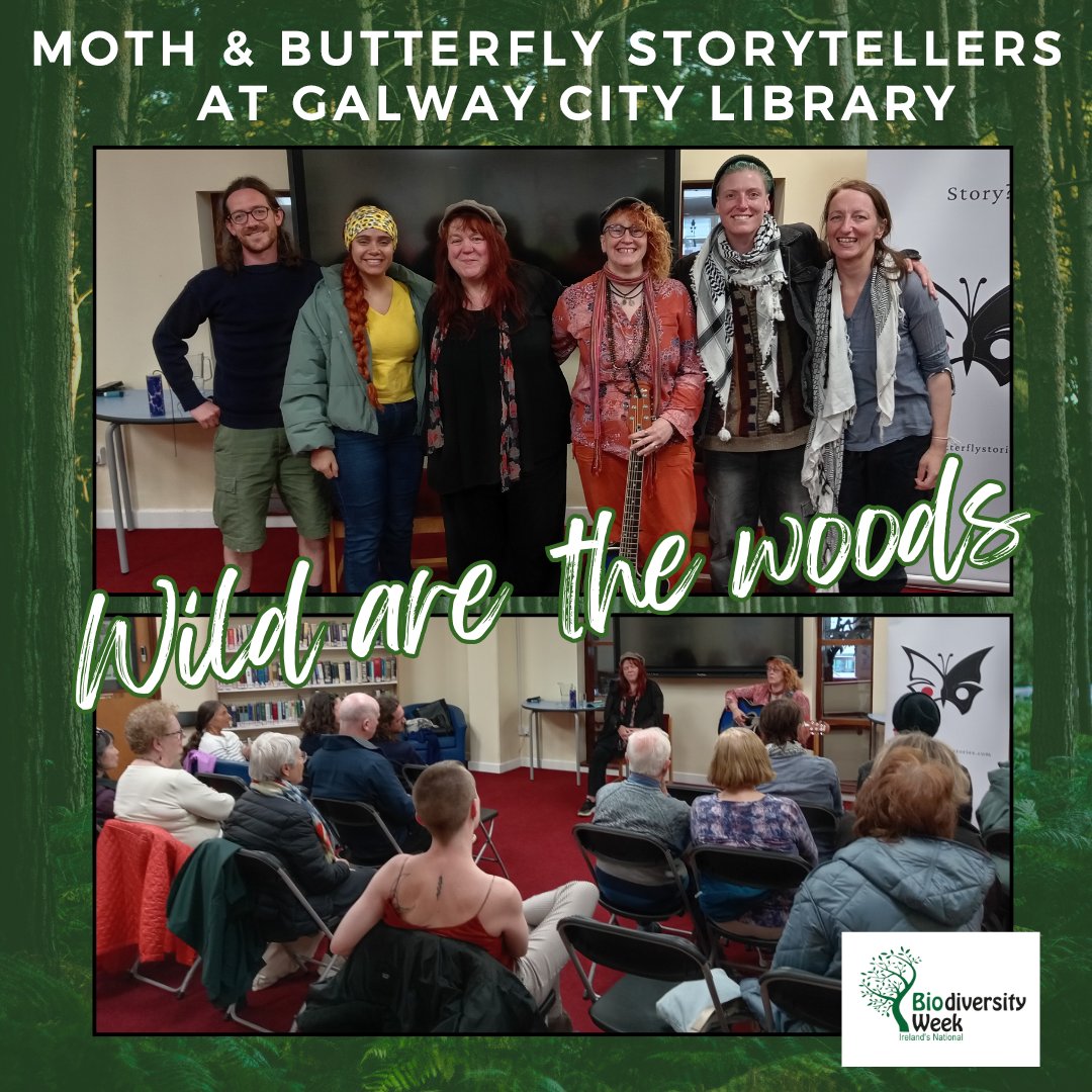 Wonderful evening in @galwaycitylib yesterday with @mothandbutterflystories as part of #BiodiversityWeek2024, funded by the Biodiversity Office in @galwaycitycouncil #LBAF #AtYourLibrary #GalwayLibraries100