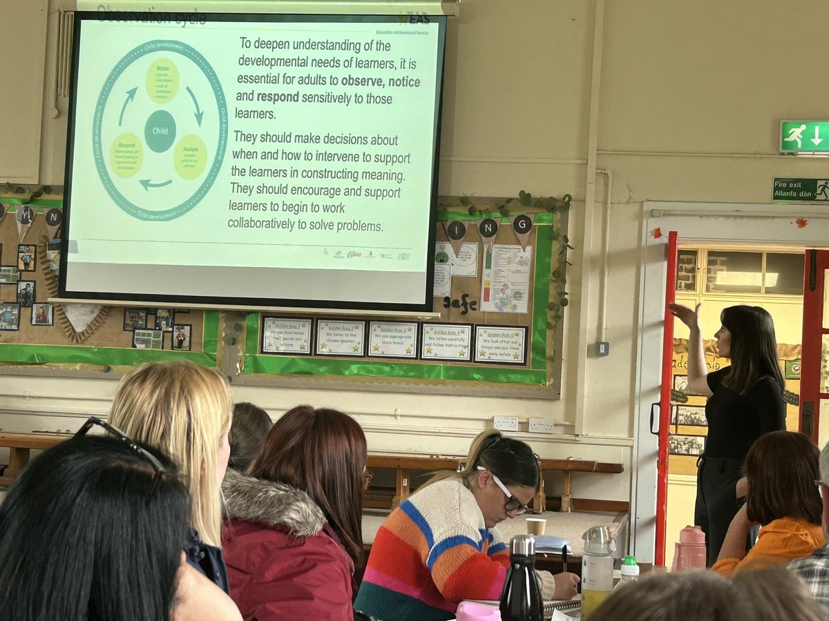 A brilliant collaborative training day for cluster schools, developing skilful effective observation 👀 to enable learners #EnablingAdults #EngagingExperienced #EffectiveEnvironments @GlyncoedP @BeaufortHillPri @CwmPrimary @WillowtownPri @rhosyfedwen @ebbwfawr @EAS_EarlyYears