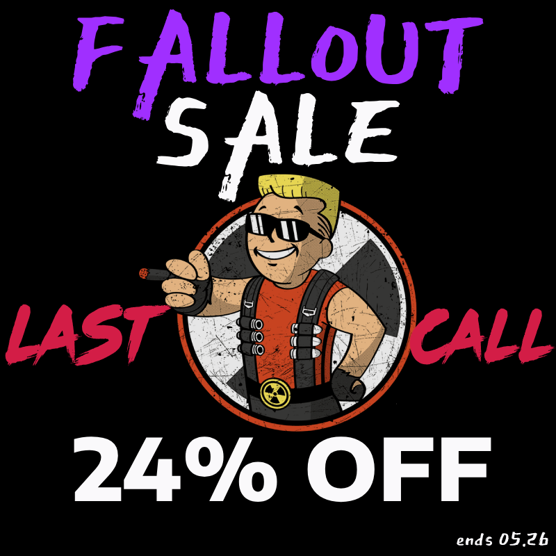 PopUpTee's tweet photo. ‼️LAST CHANCE ‼️

Fallout Deals! 💥📷 Get 24% off on our collection. Hurry up 📷and Save big during our sale!📷 📷
👉https://t.co/Zloevv199P https://t.co/LDV9l5qdxk