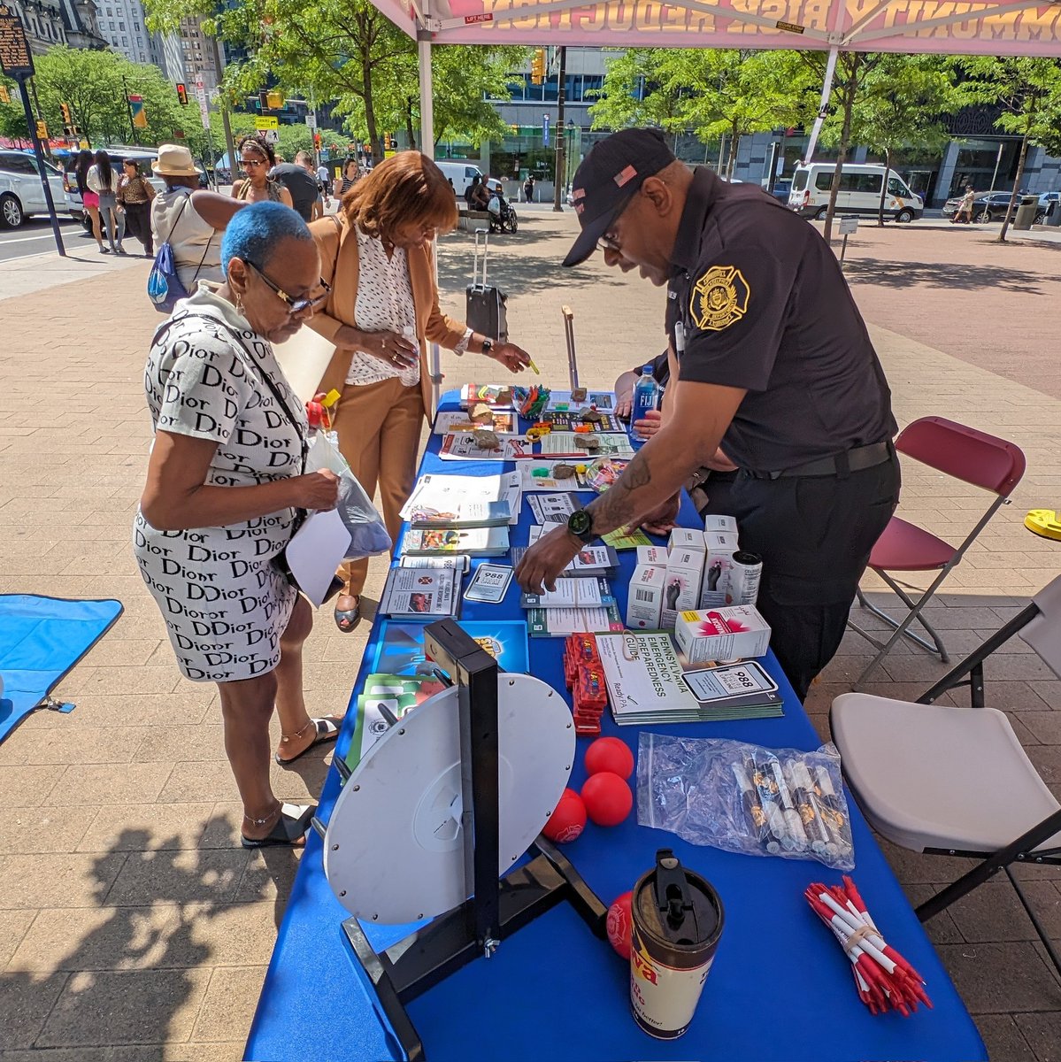 We're at @LOVEParkPhilly until 1pm today (5/24) celebrating #EMSWeek2024. Stop by to learn basic first aid, pick up some swag, and thank a medic for their hard work! #EMSWeek #NationalEMSweek