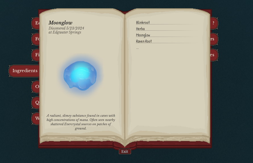 As you discover things throughout your playthrough in Veilbound, all of your findings are registered in your Logbook, which is synchronized across all your save slots.

You'll be exploring the game's world, not a Trello page.
#Veilbound #Roblox #RobloxDev #RobloxDevs