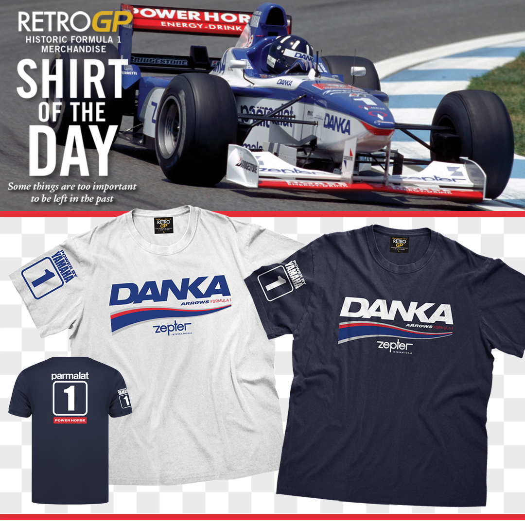 RetroGP_Store's tweet photo. 🏁 NEW from RetroGP
Arrows A18 Team T Shirts 😎 100% cotton, Worldwide Delivery.
Pop in and take a look. https://t.co/yMF83fQsAF
#arrowsF1 #RicciardoPatrese #damonhill #pedrodiniz #alanjones #gerhardberger #formula1 #f1 https://t.co/X9kYUTpXAb