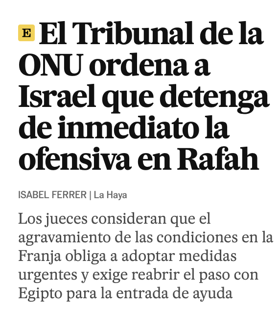 hermanntertsch's tweet photo. ¡Qué risa, tía Felisa! 
¿Por qué ese tribunal de la ONU no ordena a Rusia que se retire de Ucrania, a Maduro que no torture y al gobierno español que no estafe y no robe y no se compinche con todos los terroristas del globo?

Este tribunal de la ONU tiene la misma autoridad de Moreno Bonilla y la Yoli Díaz.